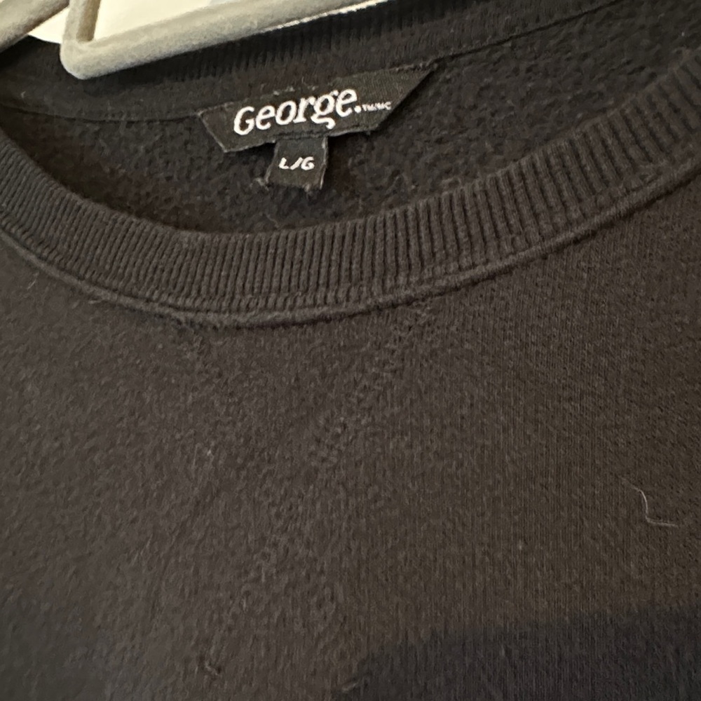 GEORGE | Classic Black Crewneck Sweater - Picture 5 of 14